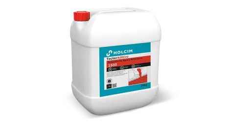 Tector aditivo Reductor de Agua y retardante 1550